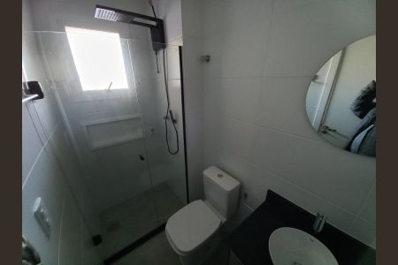 Banheiro de kitnet/studio à venda com 1 quarto, 25m² em Vila Nova, Novo Hamburgo