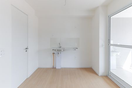 Cozinha de apartamento para alugar com 1 quarto, 35m² em Ferreira, São Paulo
