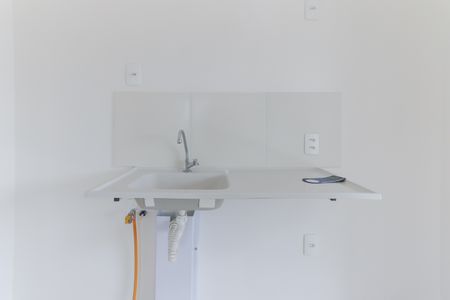 Cozinha de apartamento para alugar com 1 quarto, 35m² em Ferreira, São Paulo