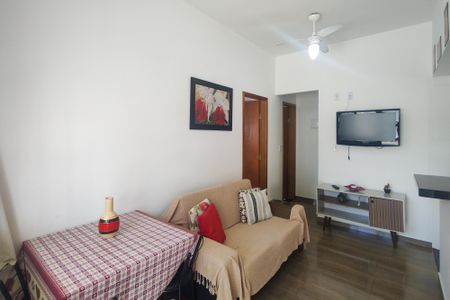 Sala de casa de condomínio para alugar com 2 quartos, 45m² em Jardim Imperador, Praia Grande