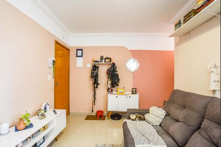 Sala de apartamento à venda com 2 quartos, 80m² em Jardim Santo André, Santo André