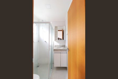 Suíte - Banheiro de apartamento para alugar com 1 quarto, 28m² em Vila Mazzei, São Paulo