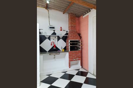 Cozinha de casa para alugar com 2 quartos, 45m² em Sítio do Campo, Praia Grande