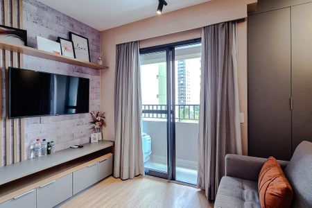 Sala de kitnet/studio para alugar com 1 quarto, 27m² em Barra Funda, São Paulo