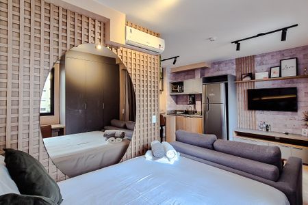Quarto de kitnet/studio para alugar com 1 quarto, 27m² em Barra Funda, São Paulo