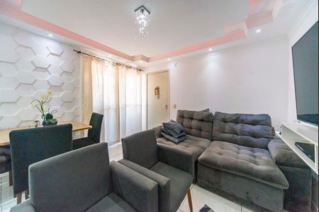 Sala de apartamento à venda com 2 quartos, 50m² em Jardim Alzira Franco, Santo André