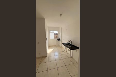 Cozinha de apartamento para alugar com 2 quartos, 42m² em Valentina Figueiredo, Ribeirão Preto
