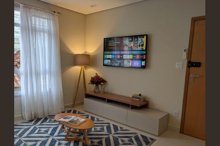 Sala de apartamento para alugar com 2 quartos, 96m² em Campo Grande, Santos