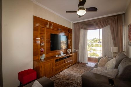 Sala de apartamento para alugar com 3 quartos, 76m² em Vila Pirajussara, São Paulo