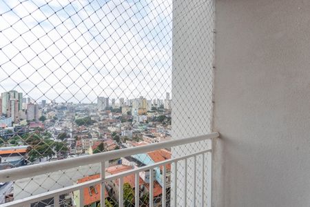 Varanda da sala de apartamento à venda com 2 quartos, 54m² em Centro, Diadema