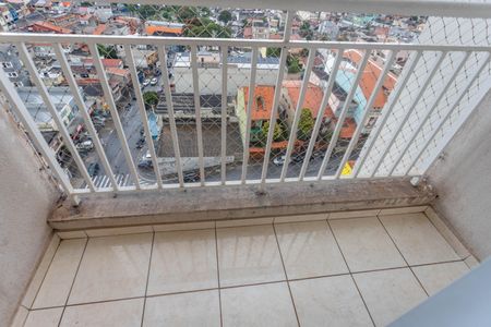 Varanda da sala de apartamento à venda com 2 quartos, 54m² em Centro, Diadema