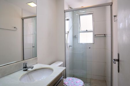 Banheiro da Suíte de apartamento à venda com 2 quartos, 54m² em Pompéia, Belo Horizonte