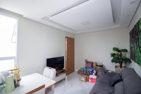 Sala de apartamento à venda com 2 quartos, 45m² em Chácara Cotia, Contagem