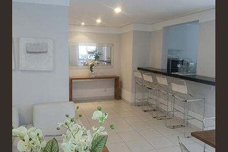 Sala de jantar de apartamento à venda com 2 quartos, 54m² em Vila Alzira, Santo André