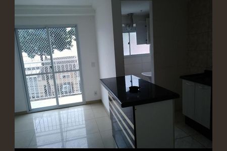 Sala de apartamento à venda com 2 quartos, 54m² em Vila Alzira, Santo André
