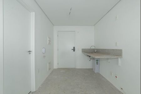 Cozinha de kitnet/studio para alugar com 1 quarto, 40m² em Brooklin, São Paulo