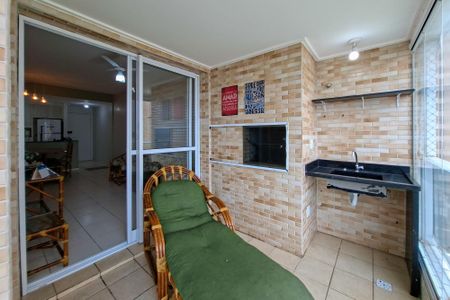 Sacada de apartamento para alugar com 2 quartos, 70m² em Nova Mirim, Praia Grande