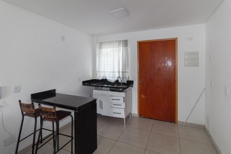 Cozinha de kitnet/studio para alugar com 1 quarto, 29m² em Vila Cleonice, São Paulo