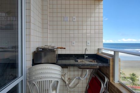 Varanda da sala de apartamento para alugar com 1 quarto, 42m² em Balneario Flórida, Praia Grande