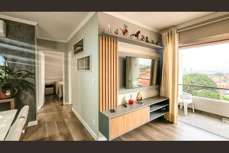 Sala de apartamento à venda com 2 quartos, 74m² em Vila Campo Grande, São Paulo