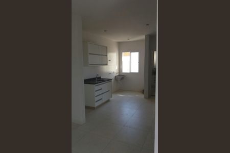 Cozinha de apartamento para alugar com 2 quartos, 58m² em Jardim Holanda, Uberlândia