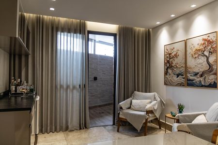 Sala de apartamento para alugar com 2 quartos, 142m² em Gutierrez, Belo Horizonte