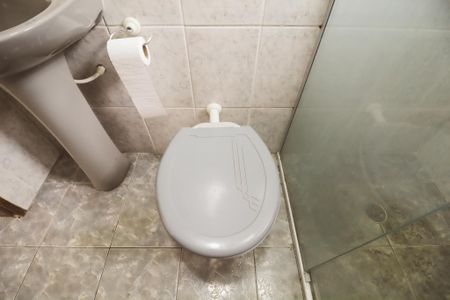 Banheiro da Suíte de kitnet/studio para alugar com 1 quarto, 20m² em Vila Nova Cachoeirinha, São Paulo