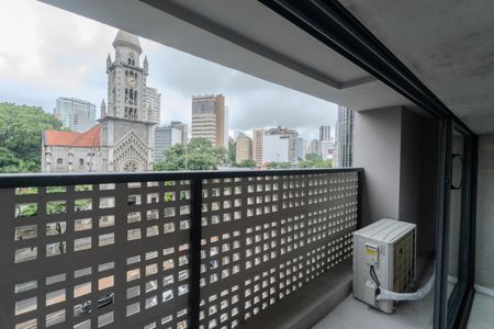 Sacada de kitnet/studio para alugar com 1 quarto, 42m² em República, São Paulo