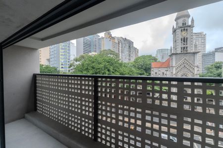 Sacada de kitnet/studio para alugar com 1 quarto, 42m² em República, São Paulo