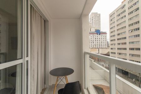 Varanda da Sala de kitnet/studio para alugar com 1 quarto, 19m² em Centro, Curitiba