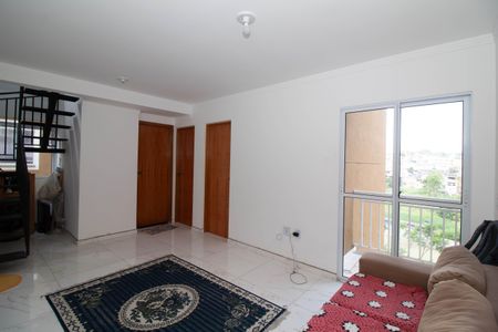 Sala de apartamento para alugar com 2 quartos, 85m² em Vila Nova Bonsucesso, Guarulhos