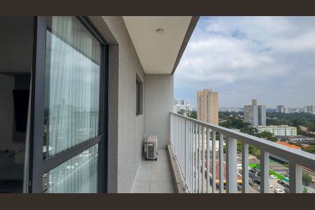 Sacada de apartamento para alugar com 1 quarto, 31m² em Santo Amaro, São Paulo