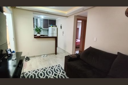 Sala de apartamento para alugar com 2 quartos, 44m² em Chácaras Reunidas Guaio, Suzano