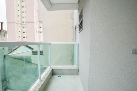 Varanda da Sala de apartamento para alugar com 2 quartos, 62m² em Vila Humaita, Santo André