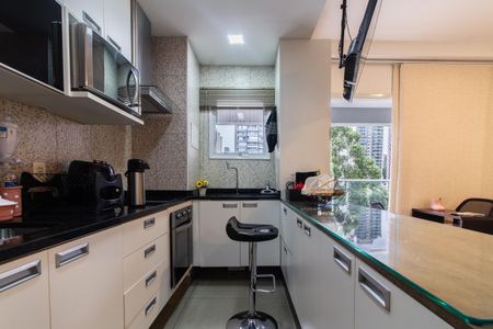 Cozinha de kitnet/studio para alugar com 1 quarto, 38m² em Brooklin, São Paulo