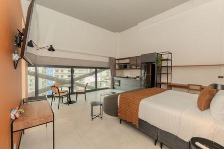 Studio de kitnet/studio para alugar com 1 quarto, 42m² em República, São Paulo