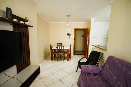 Sala de apartamento para alugar com 2 quartos, 72m² em Boqueirão, Praia Grande