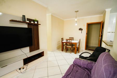 Sala de apartamento para alugar com 2 quartos, 72m² em Boqueirão, Praia Grande