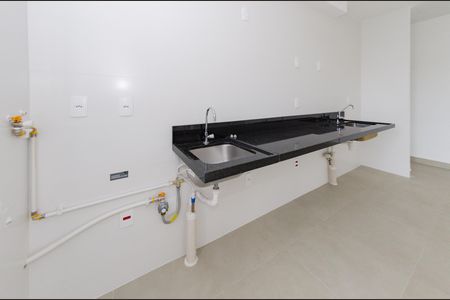 Cozinha de apartamento à venda com 3 quartos, 79m² em Nova Granada, Belo Horizonte
