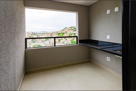 Varanda de apartamento à venda com 3 quartos, 79m² em Nova Granada, Belo Horizonte