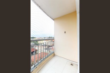 Varanda da Sala de apartamento para alugar com 2 quartos, 59m² em Jardim das Oliveiras, São Paulo