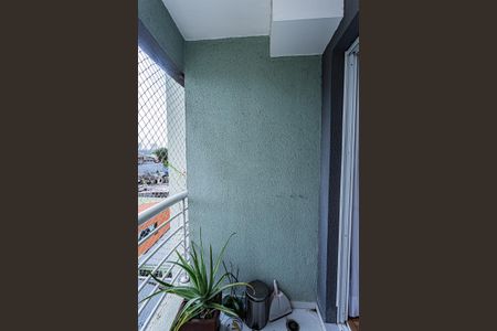 Varanda sala de apartamento à venda com 3 quartos, 65m² em Vila Mangalot, São Paulo