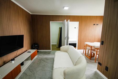 Sala de apartamento para alugar com 2 quartos, 4m² em Guilhermina, Praia Grande