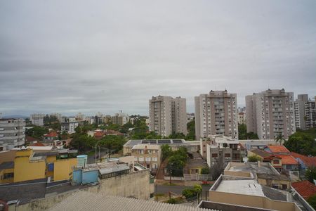 Sala_Vista de apartamento à venda com 2 quartos, 75m² em Jardim Floresta, Porto Alegre