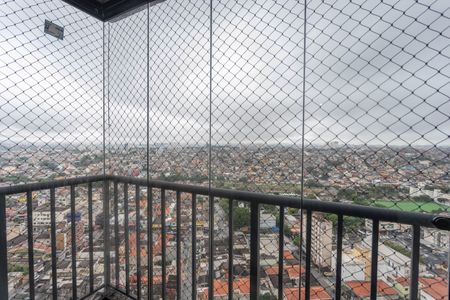 Varanda da sala de apartamento à venda com 1 quarto, 45m² em Vila Santa Luzia, São Bernardo do Campo