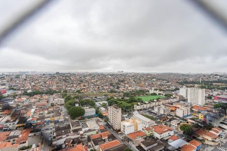 Vista da varanda de apartamento à venda com 1 quarto, 45m² em Vila Santa Luzia, São Bernardo do Campo
