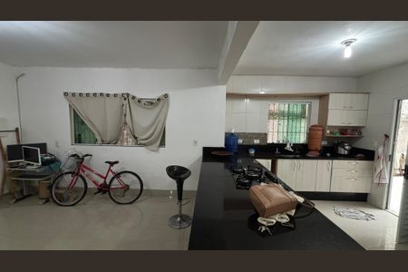 Sala de Jantar - Cozinha de casa para alugar com 2 quartos, 165m² em Parque Novo Oratório, Santo André