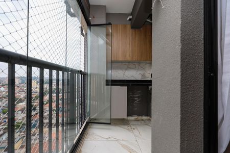 Varanda da Sala de apartamento para alugar com 2 quartos, 42m² em Umarizal, São Paulo