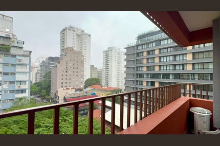 Sacada de kitnet/studio para alugar com 1 quarto, 25m² em Jardins, São Paulo