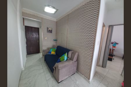 Sala de apartamento para alugar com 1 quarto, 55m² em Centro, São Vicente